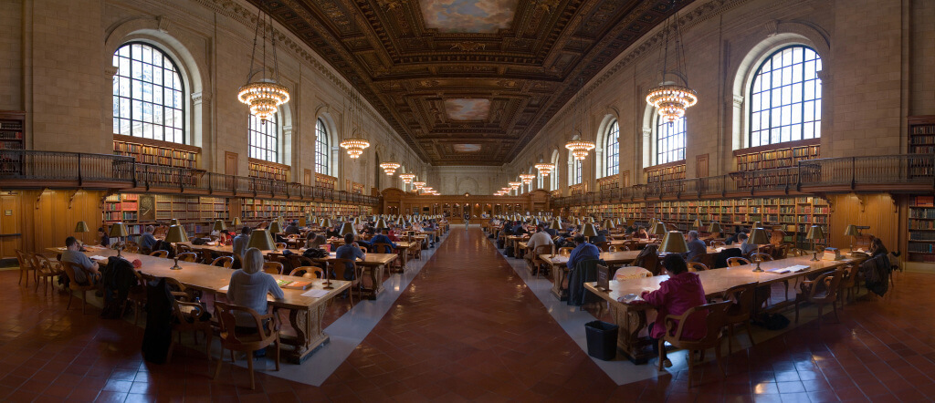 New York Public Library Rose Reading Room. Photo: Wikipedia.