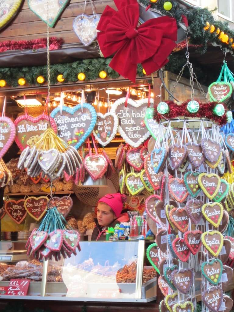 Gingerbread for the tourists. "Ich Liebe Dich!" 