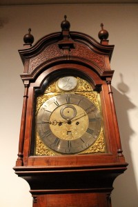 Clock made by Benjamin Chandlee Jr. in the collection of the Chester County Historical Society, c. 1760. 