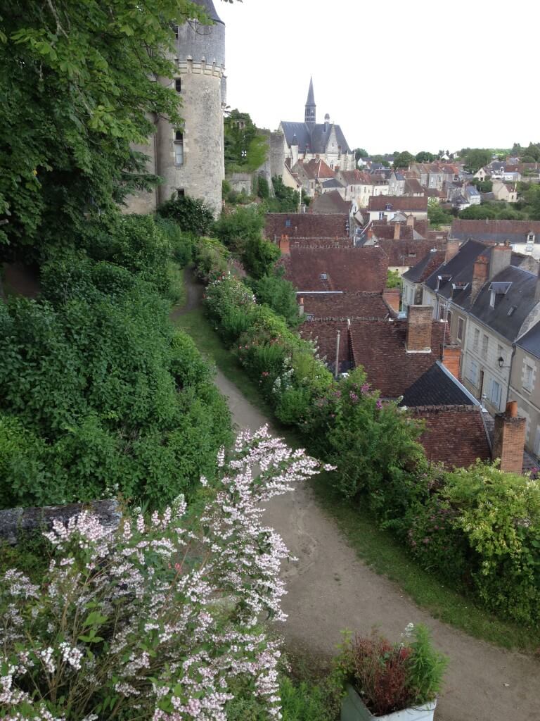 The village below the chateau.