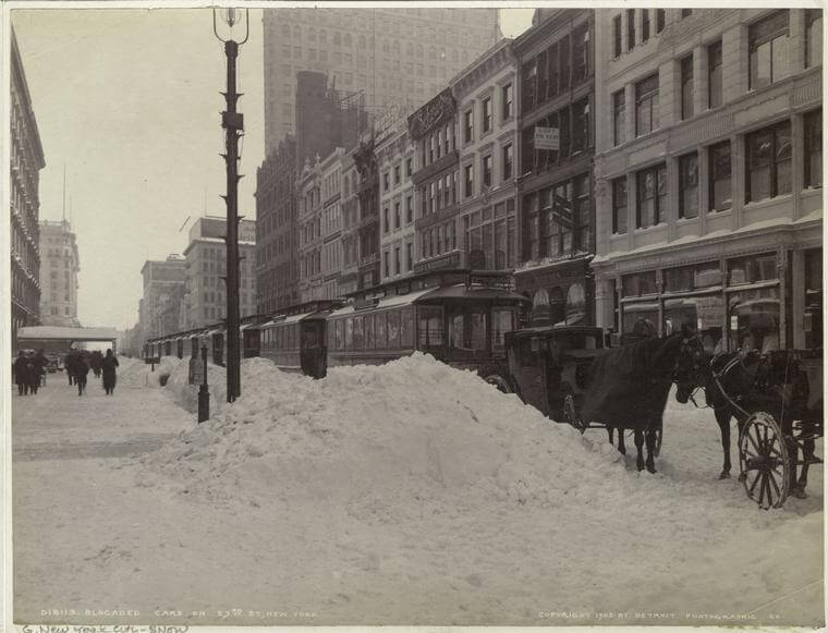 Art and Picture Collection, The New York Public Library. "Bloc[K]Aded Cars On 23rd St., New York." New York Public Library Digital Collections. Accessed January 21, 2016. http://digitalcollections.nypl.org/items/510d47e1-289c-a3d9-e040-e00a18064a99